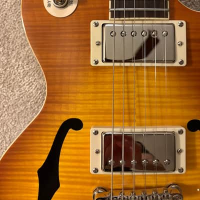 Epiphone Les Paul Standard Florentine Pro 2014 - Honey Burst image 7