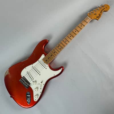 2019 Fender Custom Shop ‘68 Relic Stratocaster Faded Candy Apple Red image 10