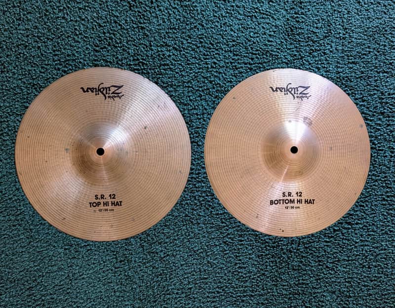 Zildjian Avedis 12" S.R. (Sound Recording) Hi Hat Cymbals image 1