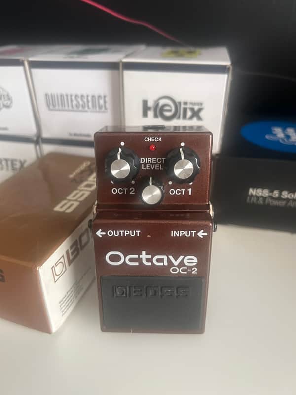 Boss OC-2 Octave (Silver Label) 1997 - 2005 - Brown image 1