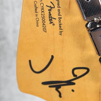 Fender Squier J Mascis Signature Jazzmaster Electric Guitar Vintage White Finish image 13