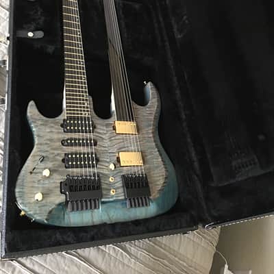 Kiesel Double-Neck Osiris 2020 Aurora Blue image 6