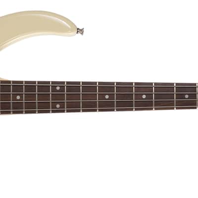 Peavey MILESTONE® 4 IVORY 4 STRING BASS GUITAR New - White image 4