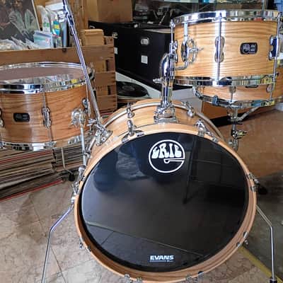Red Oak Steam bent Semi-Solid Slim Bare Project shell Drum Set by Erie Drums image 7