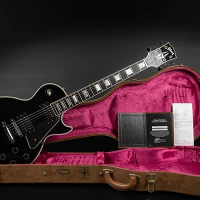 2012 Gibson Custom Shop Les Paul Custom with Chrome Hardware - Ebony | USA Black Beauty Open Coil 490R 498T Humbucker Pickups Long Neck Tenon | CoA OHSC image 2