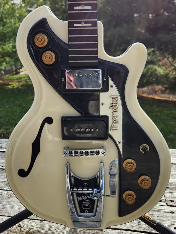 RARE! Italia Mondial Classic Deluxe Reso-Glass Semi-Hollow Guitar 2009 MIK image 1