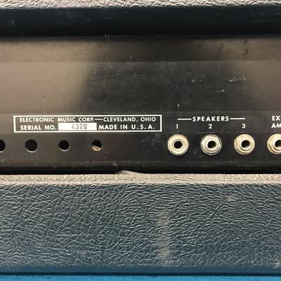 RARE - Vintage 70's EMC Leo Bass & Guitar Amp Head USA - Tested & Working image 7