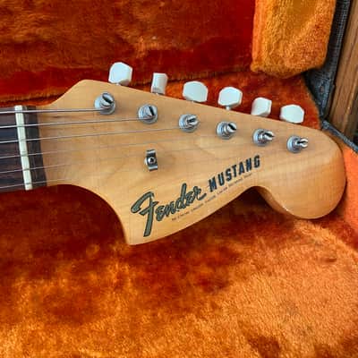 Fender Mustang - 1966 - Olympic White - All Original w/OHSC image 6