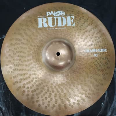Paiste 16" RUDE Crash/Ride Cymbal image 1