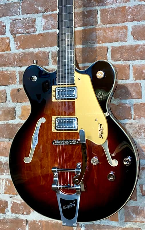 New for 2021 Gretsch G5622T Electromatic Center Block Double-Cut Electric Guitar Single Barrel Burst image 1