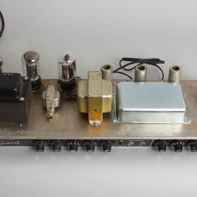 Fender Tremolux AA763 w/Larry Rodgers Reproduction 2x10 Cabinet Piggyback Tube Amplifier (1964), ser. #A01599. image 16