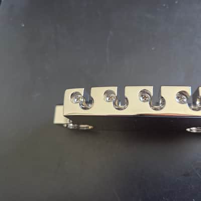 Hipshot 2 Point SuperTone Bass Bridge 2010s  - Chrome image 2