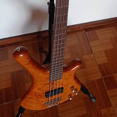 💎 Warwick Fortress One Masterman 1996 limited Piece Maple Birdeyed body, flamed maple neck. Very Very rare!! Made In Germany! image 8
