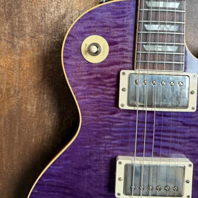 Gibson Murphy Lab '59 Custom Shop Les Paul 2023 - Trans Purple Aged _ R9 1959 historic reissue image 14