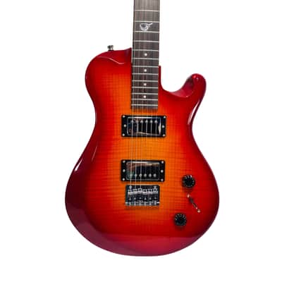 Journey Instruments OE990CB Overhead Electric - Cherry Burst Collapsible Travel Guitar image 2