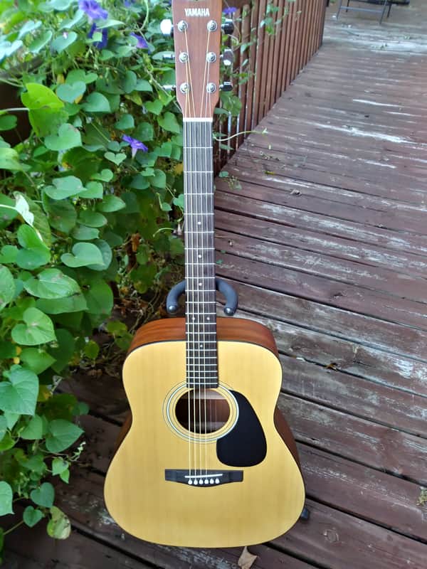 Yamaha F35 full size guitar with  gig bag, strap, capo, picks, strings, winder. image 1
