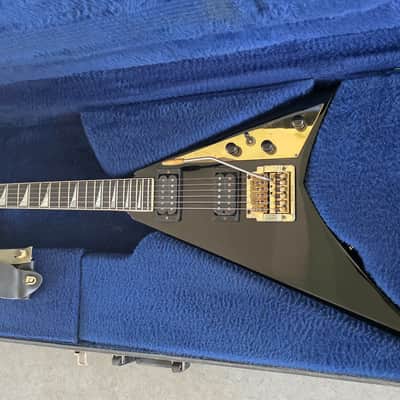 Jackson RR1 Custom Randy Rhoads 1984 San Dimas Custom Shop Offset Flying V Black PRE-Fender era image 3