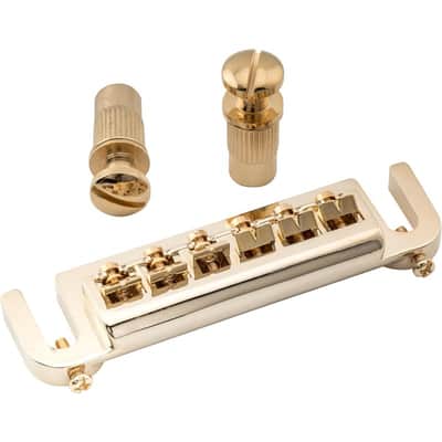 52.5mm Adjustable Wraparound Bridge Tailpiece for Epiphone Les Paul Junior LP Style Electric Guitar, Nickel image 2
