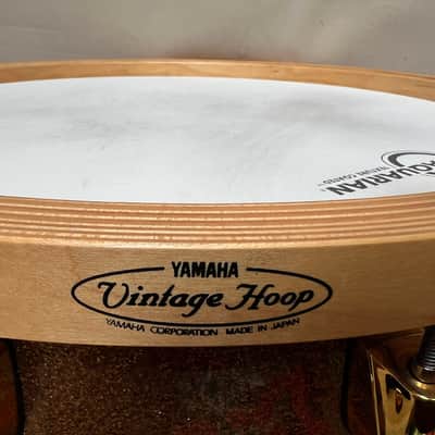 Yamaha Elvin Jones Signature snaredrum 2010s - Gold sparkle, gold lugs. image 3