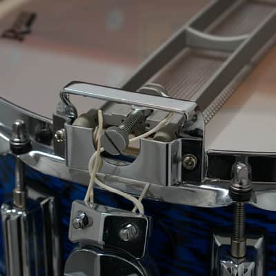 Rogers 5x14" Dyna-Sonic (Reissue) Wood Snare Drum - Blue Onyx image 7