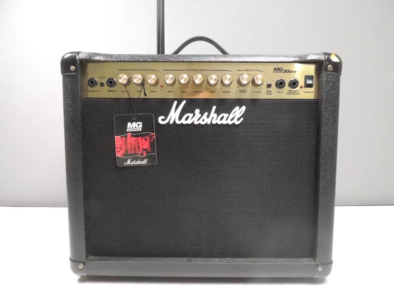 Marshall MG MG30DFX 2-Channel 30-Watt 1x10" Solid State Guitar Combo 2004 - 2008 - Black image 1