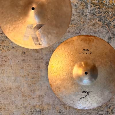 ULTRA CRISP Zildjian K/Z COMBO 13" Hihats 792 1498 g SEMI DRY SEMI DARK Don’t Pay $500! image 4