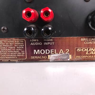 Sound Lab A2 Electrostatic Crossover / Amplifier (Single) image 2