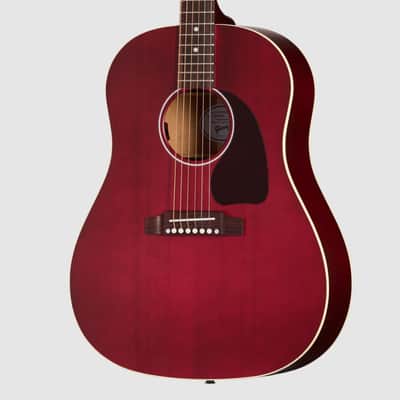 Gibson Acoustic J-45 Special Acoustic-electric Guitar - Wine Red image 2