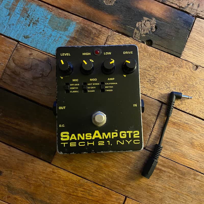 Tech 21 SansAmp GT2 — All-Analog Amp Emulator/Preamp image 1