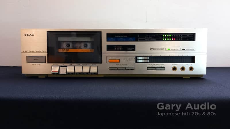 TEAC V-330 2-Head Stereo Cassette Deck with Dolby-B System V 330 Japan 1984 image 1