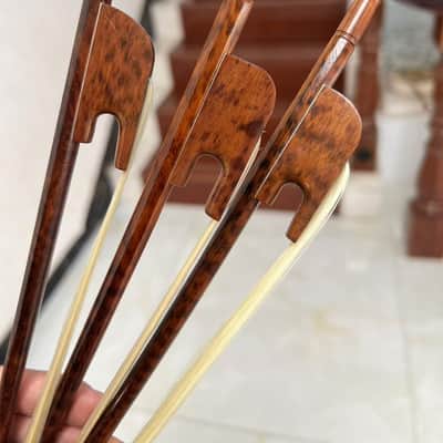 3pcs pocket-size Baroque Mini snakewood violin bow,Length: 17"1/4 image 3