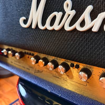 Marshall 6100 30th Anniversary Series 3-Channel 100-Watt Guitar Amp Head 1992 - 1997 - Blue Rare Edition image 5