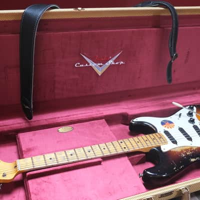 Fender Stratocaster '55 Relic - Jason Smith Masterbuilt (2023) - Sunburst image 4
