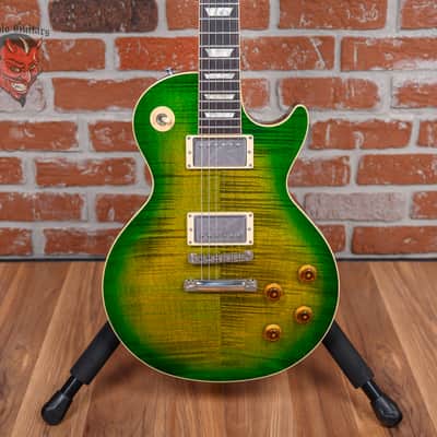 Gibson Custom Shop Les Paul Standard Class 5 Flame Maple Top Iguana Burst 2009 w/OHSC image 1