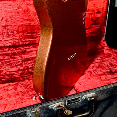⚡︎1995 FENDER AMERICAN TELECASTER ⚡︎ BIGSBY ⚡︎ CHAMPAGNE SPARKLE image 5