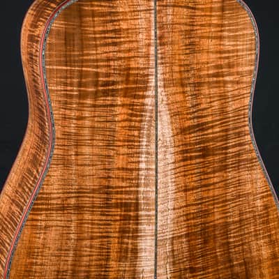 Huss and Dalton D-45 Premium Figured Koa with Paua Pearl Custom NEW image 18