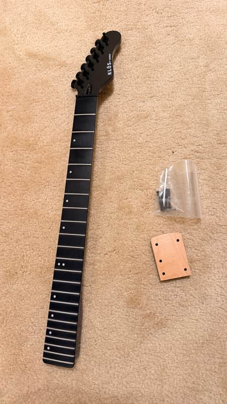 KLOS F-Series - Carbon Fiber Electric Guitar Neck with Klos Locking Tuners - USA image 1