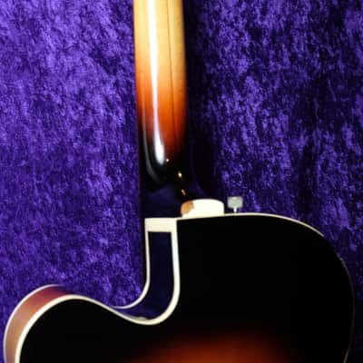 Rare Condition Gretsch 6124 Single Anniversary 1963 Shaded Golden Electric Guitar Hollowbody Sunburst Case Candy OHSC image 6