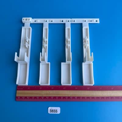 CASIO LK-100 LK-110 Lighting Keyboard Part: White Keys [D-F-A-C] High Octave Set image 7