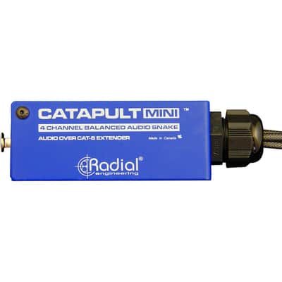 Radial Catapult Mini TX Cat 5/6 Audio Snake Module with Radial Catapult Mini RX Cat 5/6 Audio Snake Module and Polishing Cloth image 4