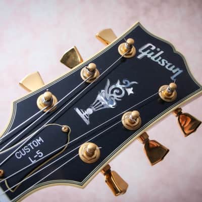 GIBSON USA Custom Shop Crimson Division L-5 CES Archtop "Natural + Ebony" (2014) image 11