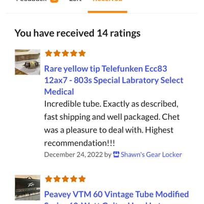 Rare yellow tip Telefunken Ecc83 12ax7 - 803s Special Labratory Select Medical image 8