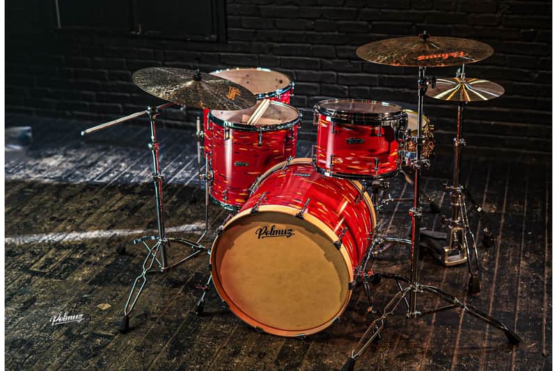 Polmuz Maple Model 1 - 22/13/16/18 - Artist Cosmic Red from Calendar - PROMO image 1