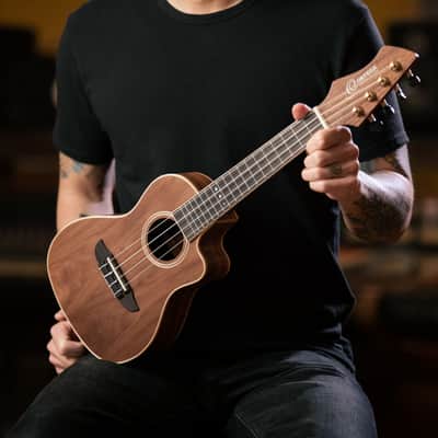Ortega RUWN-CE Horizon Series Walnut Top Okoume Neck Concert Acoustic-Electric Ukulele w/Gig Bag image 23