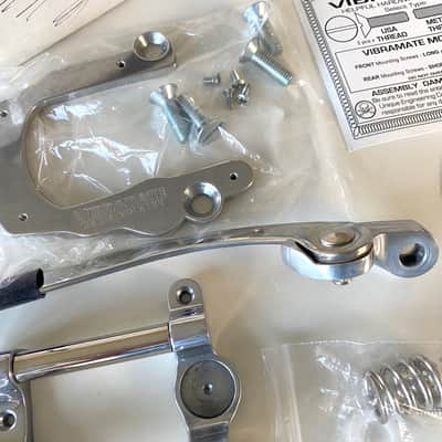 Early MADE in USA, Bigsby B5 Vibrato Tailpiece with Vibramate! NOS image 5
