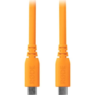 Rode NT-USB Mini USB Condenser Microphone with Rode SC27 Orange USB-C to USB-C Cable and StreamEye Adjustable Boom Arm image 5