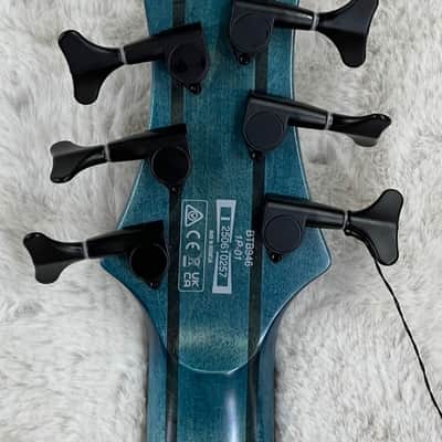 Mint Ibanez BTB946 COL 6-String Electric Bass Guitar, Cosmic Blue Low Gloss Finish image 6