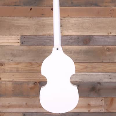 Hofner HI-459-PE Pro Ignition Violin Guitar Pearl White image 5