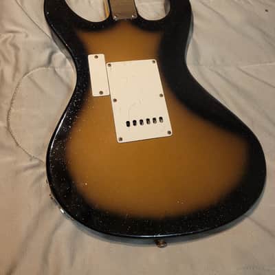 2001 Danelectro Danoblaster Innuendo - Tobacco Sparkle Burst image 16