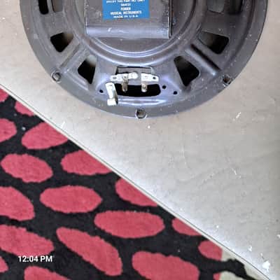 1 x Fender original CtS Alnico 10" speaker image 2